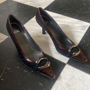 Vintage Stuart Weitzman Pointed Leather Heels